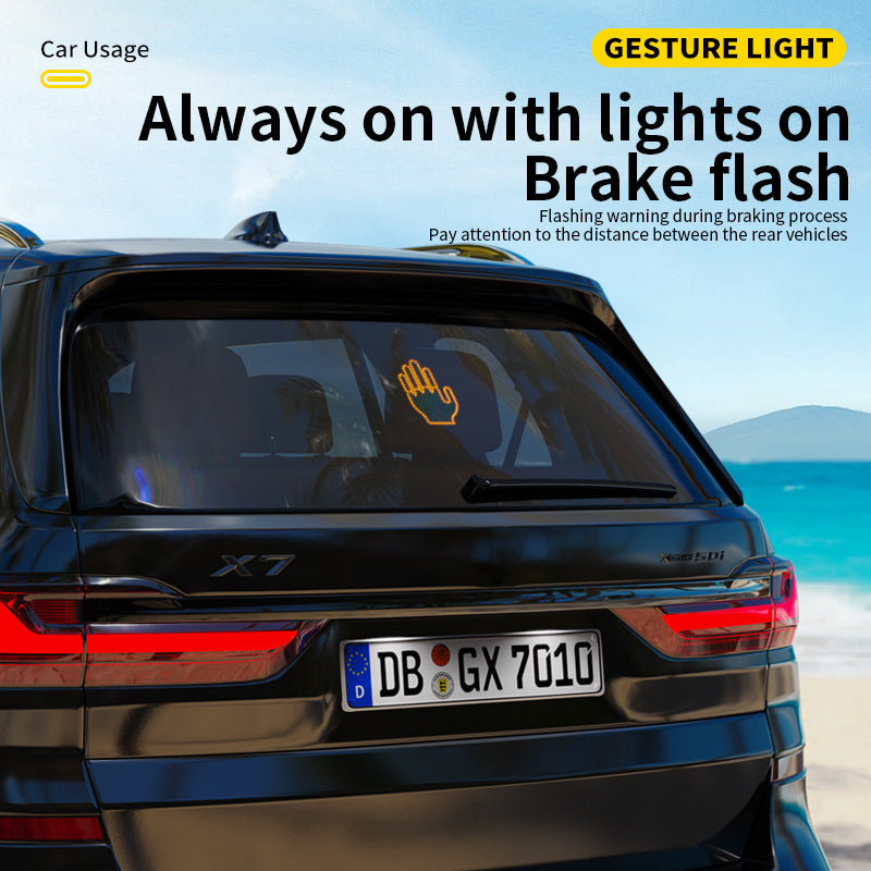 LED Finger Lights pour voiture – Lumière clignotante & signal gestuel