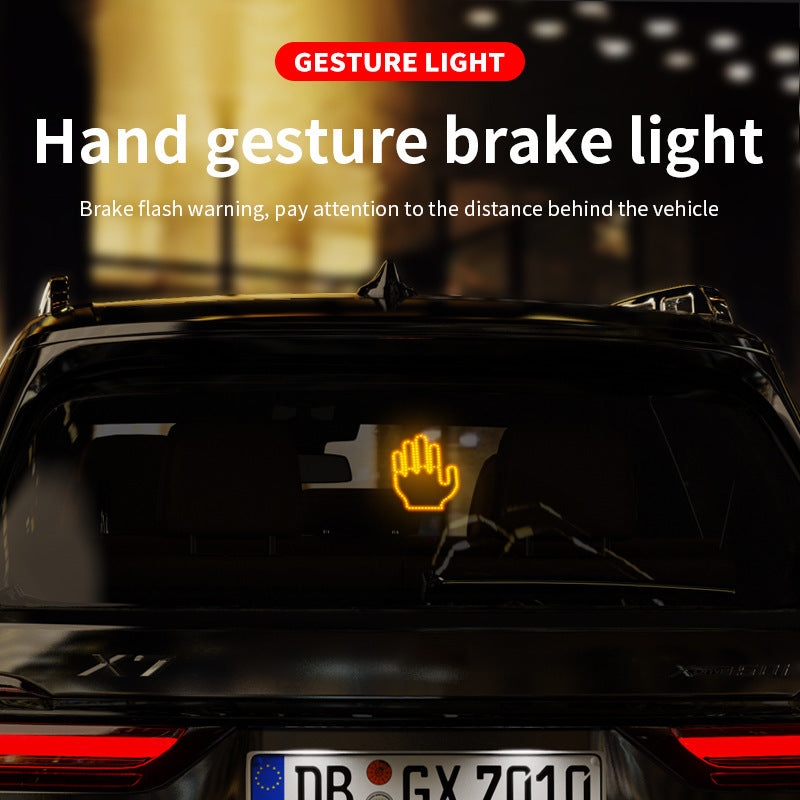 LED Finger Lights pour voiture – Lumière clignotante & signal gestuel