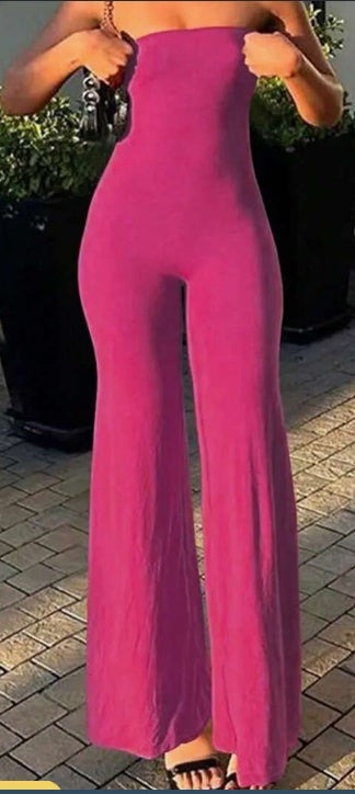 Combinaison bustier sans bretelles femme – simple & élégante