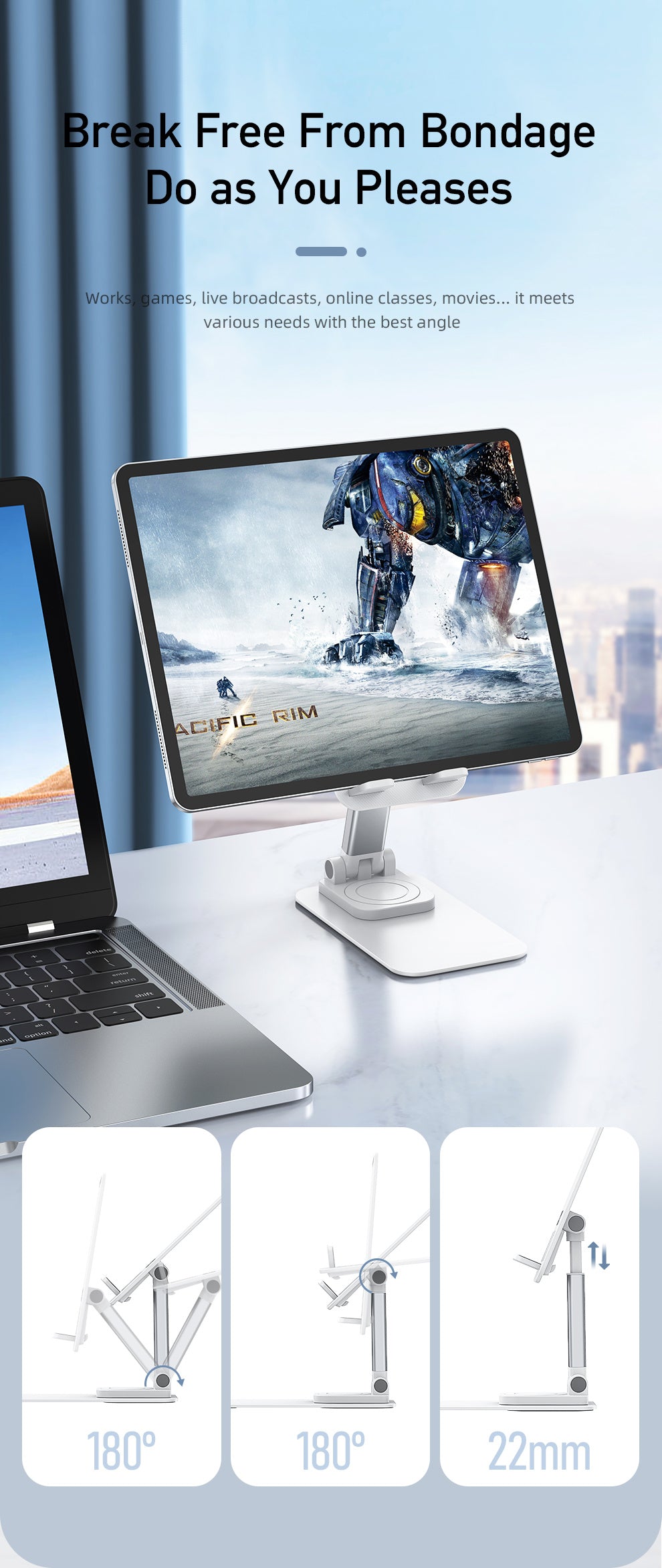 Support de téléphone pliant AWEI - Livraison rapide