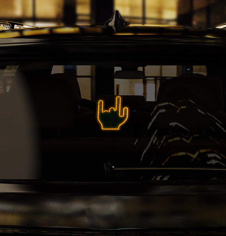 LED Finger Lights pour voiture – Lumière clignotante & signal gestuel