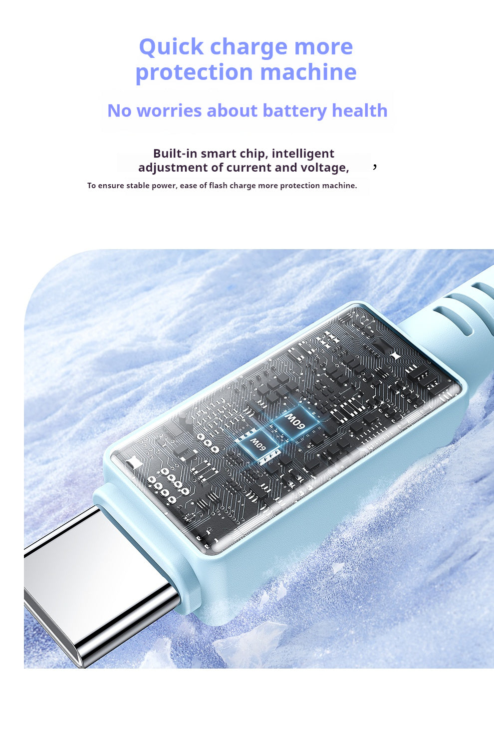 Câble USB-C vers USB-C AWEI 30 cm