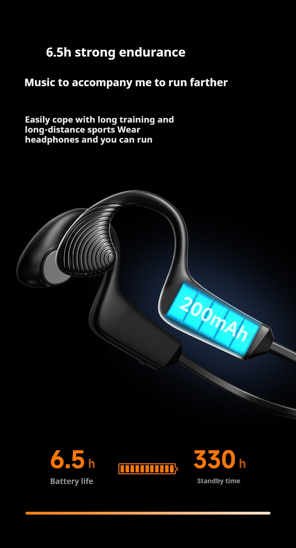 Casque Sport Bluetooth AWEI à Conduction Osseuse